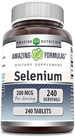 Amazing Formulas Selenium 200 mcg 480 Tablets Supplement | Non-GMO | Gluten Free | Made in USA Review